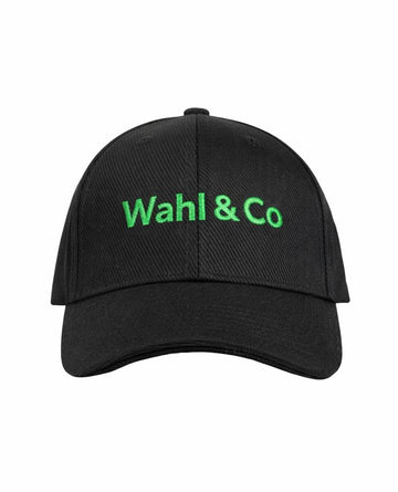 Cap in Schwarz mit Wahl & Co Logo