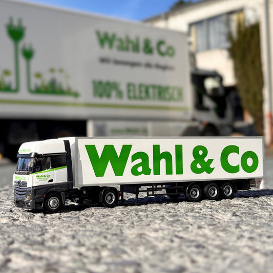 Miniatur-LKW-Sattelzug Wahl & Co